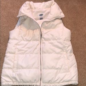 Old Navy vest with fleece aligning